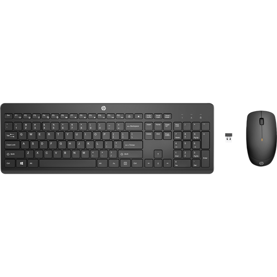 Tipkovnica i miš Bežična HP 230 Wireless Keyboard + miš Combo crna P/N: 18H24AA