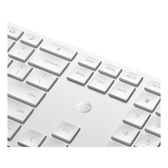 Tipkovnica i miš bežični HP 650 Wireless Keyboard and Mouse Combo White P/N: 4R016AA