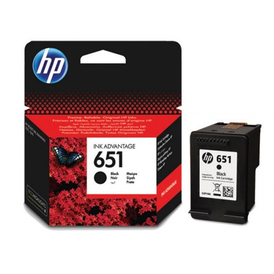 Tinta HP 651 Black P/N: C2P10AE 