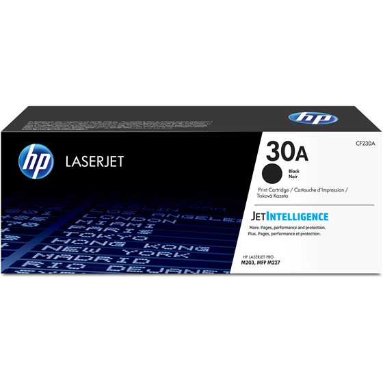Toner HP LaserJet 30A Black P/N: CF230A 